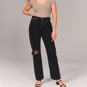Abercrombie High Rise Dad Jean